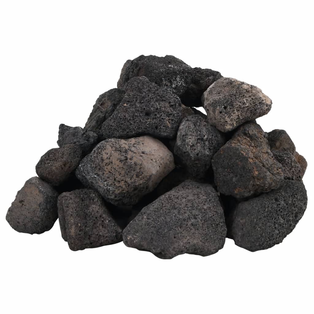 Lavastenen 25 Kg 5-8 Cm 5-8 cm (25 kg) Zwart