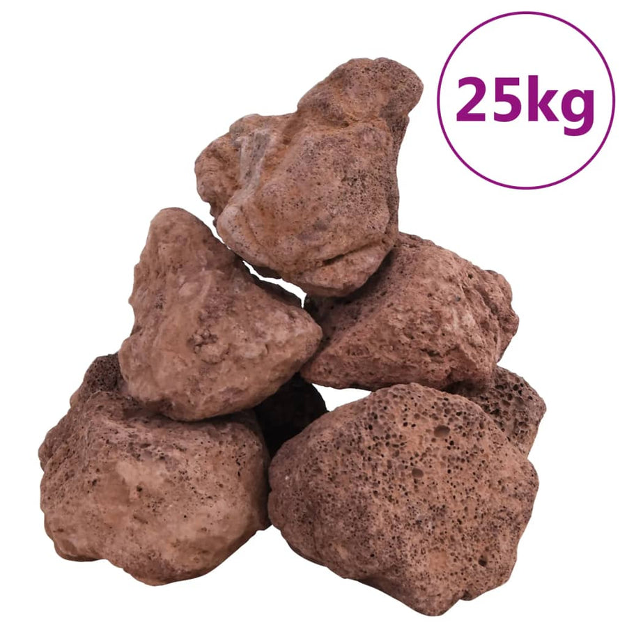Lavastenen 25 Kg 10-30 Cm 10-30 cm (25 kg) Rood