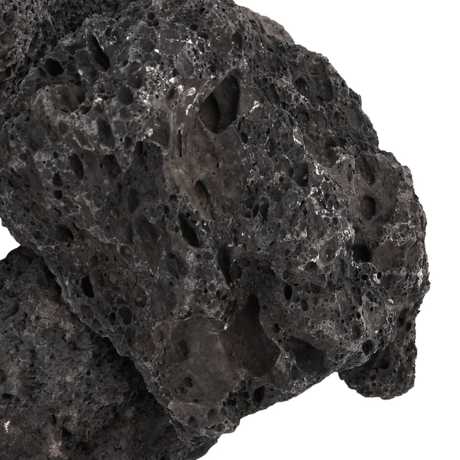 Lavastenen 10 Kg 10-30 Cm 10-30 cm (10 kg) Zwart