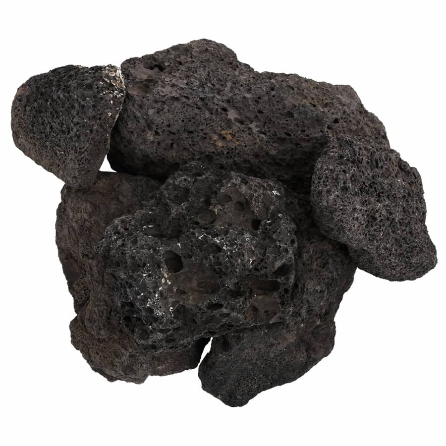 Lavastenen 25 Kg 10-30 Cm Zwart 10-30 cm (25 kg)