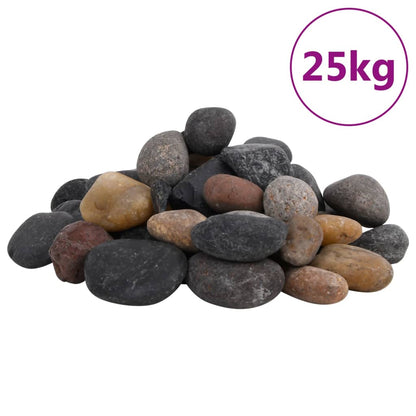Kiezelstenen Gepolijst 5-8 Cm 25 Kg Meerkleurig 5-8 cm (25 kg)