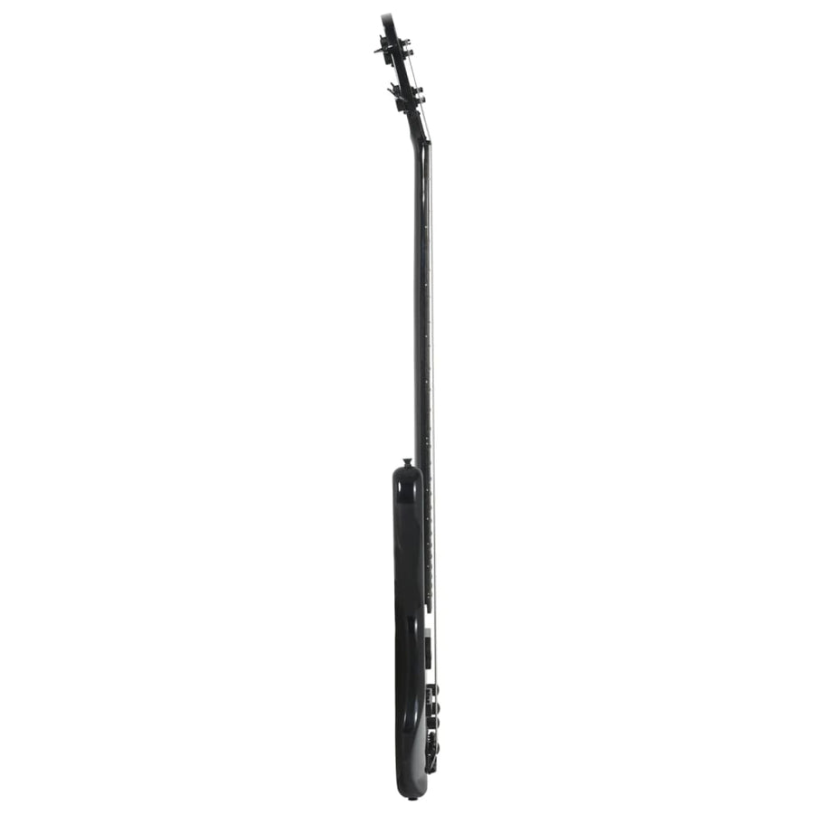 Basgitaar Voor Beginners Elektrisch Met Tas 4/4 46" Zwart