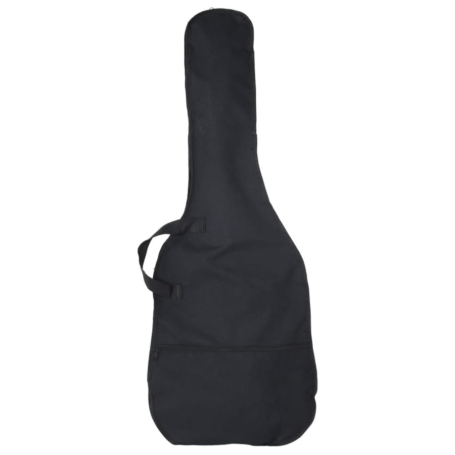 Basgitaar Voor Beginners Elektrisch Met Tas 4/4 46" Zwart