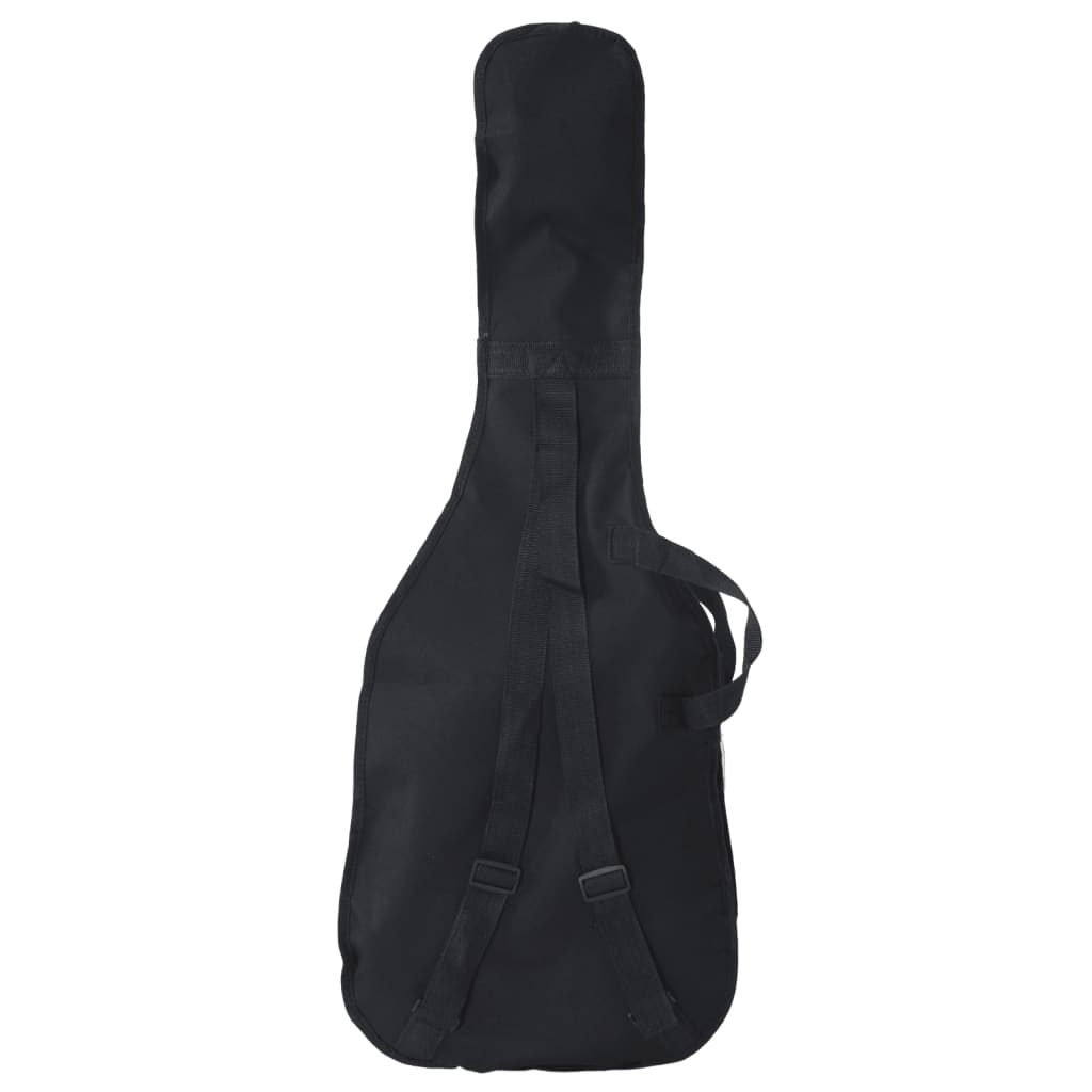 Basgitaar voor beginners elektrisch met tas 4/4 46" blauw zwart