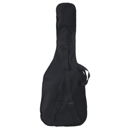Basgitaar voor beginners elektrisch met tas 4/4 46" blauw zwart