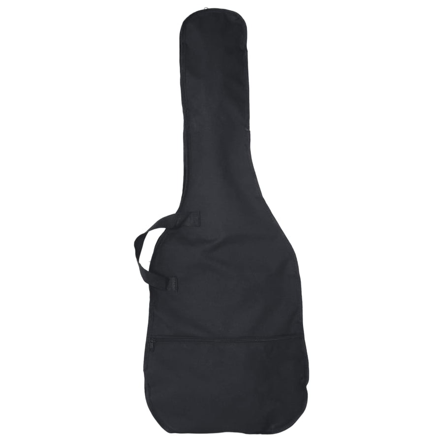 Basgitaar voor beginners elektrisch met tas 4/4 46" blauw zwart