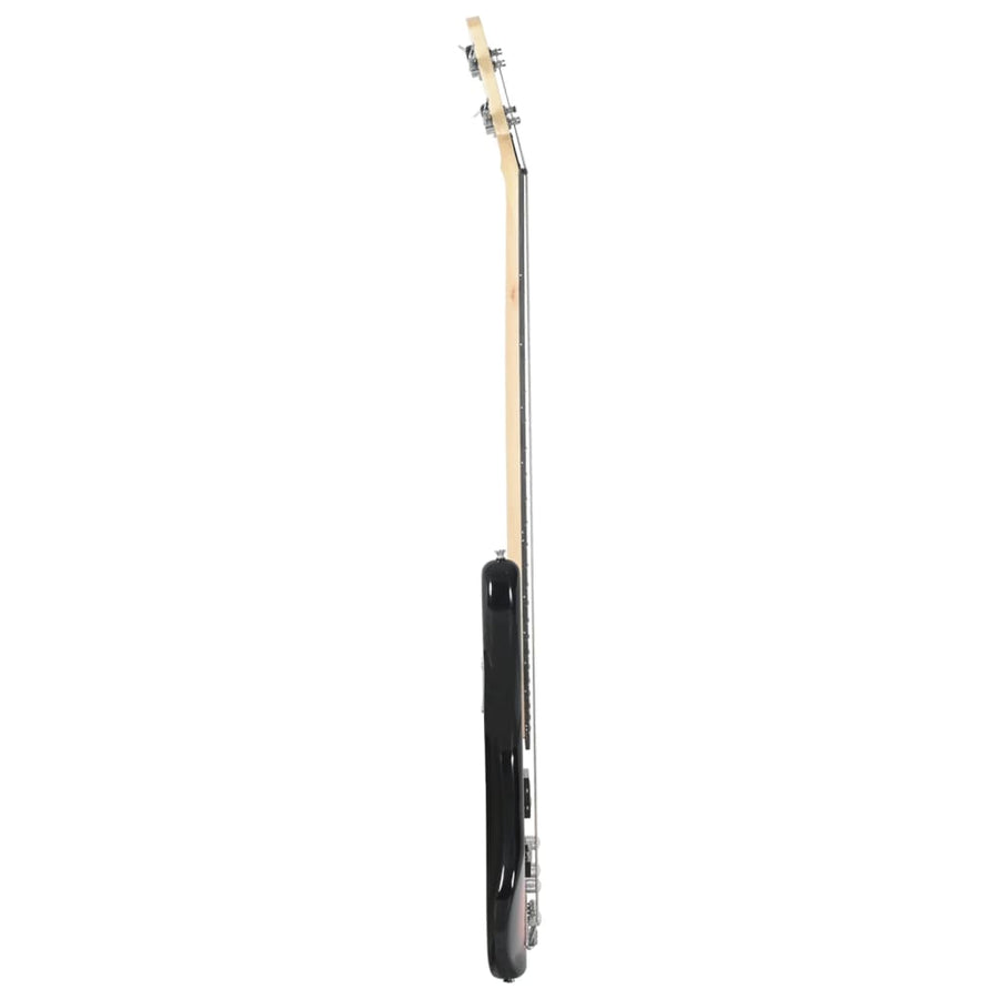 Basgitaar Voor Beginners Elektrisch Met Tas 4/4 46" Bruin en zwart