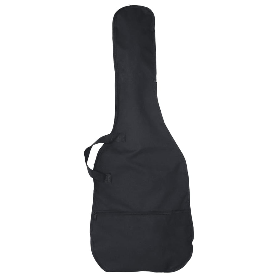 Basgitaar Voor Beginners Elektrisch Met Tas 4/4 46" Bruin en zwart