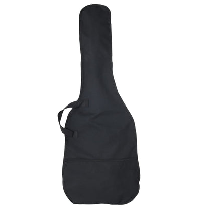 Basgitaar Voor Beginners Elektrisch Met Tas 4/4 46" Bruin en wit