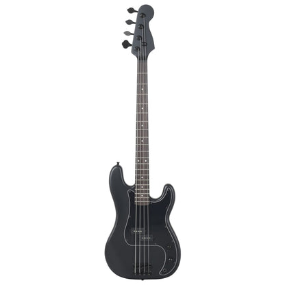 Basgitaar voor beginners elektrisch met tas 4/4 46" zwart