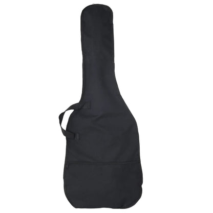 Basgitaar voor beginners elektrisch met tas 4/4 46" zwart
