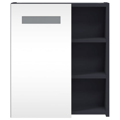 Badkamerkast Met Spiegel En Led 45 x 13 x 52 cm Grijs