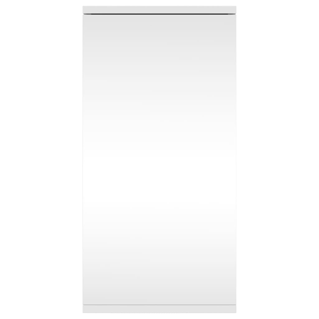 Badkamerkast Met Spiegel 30X24X60 Cm Wit