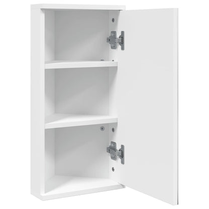 Badkamerkast Met Spiegel 30X24X60 Cm Wit