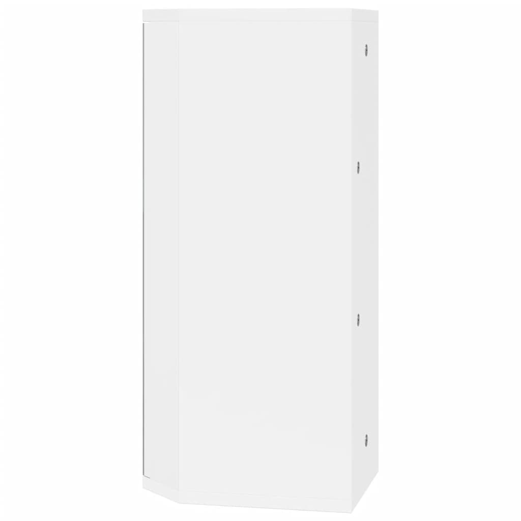 Badkamerkast Met Spiegel 30X24X60 Cm Wit