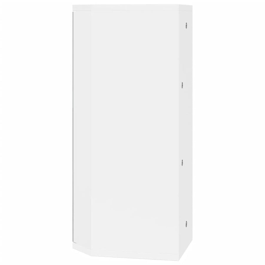 Badkamerkast Met Spiegel 30X24X60 Cm Wit