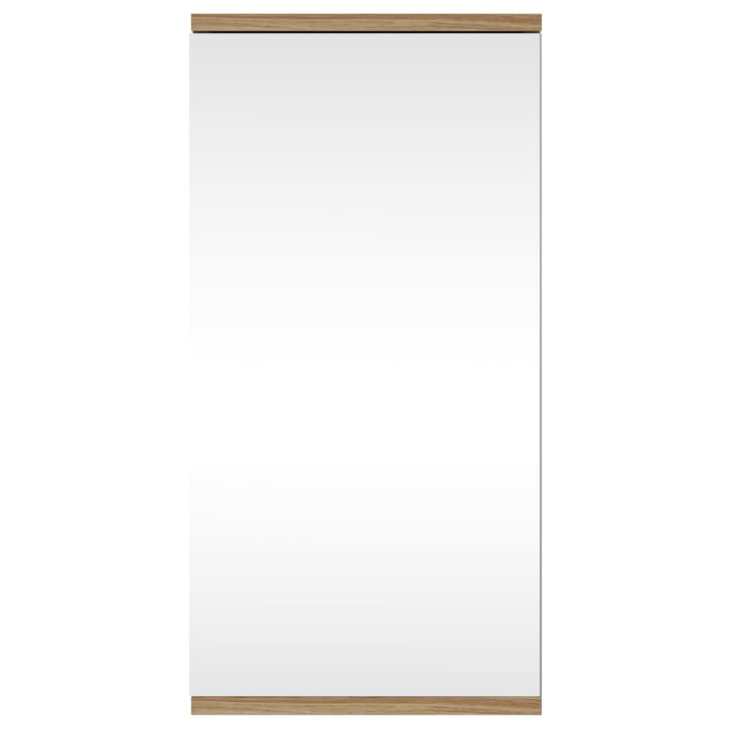 Badkamerkast Met Spiegel 30X24X60 Cm Eikenkleurig 1