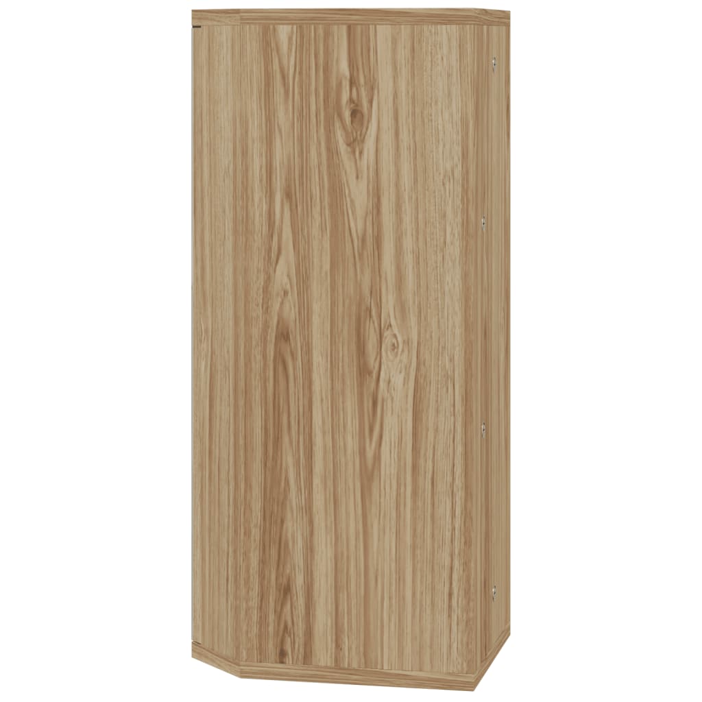 Badkamerkast Met Spiegel 30X24X60 Cm Eikenkleurig 1