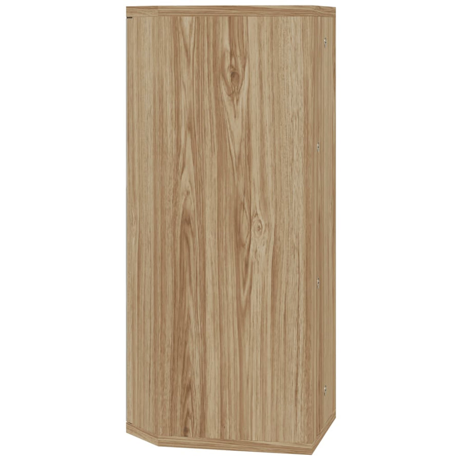 Badkamerkast Met Spiegel 30X24X60 Cm Eikenkleurig 1