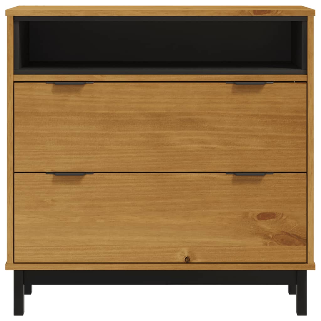Ladekast Flam 80X40X80 Cm Massief Grenenhout