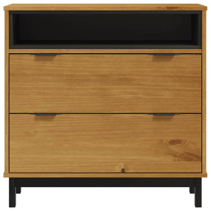 Ladekast Flam 80X40X80 Cm Massief Grenenhout
