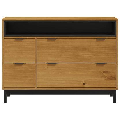 Ladekast Flam 110X40X80 Cm Massief Grenenhout