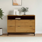 Ladekast massief grenenhout 110x40x80 cm