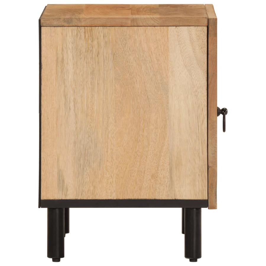 Nachtkastje 40X33X46 Cm Massief Mangohout
