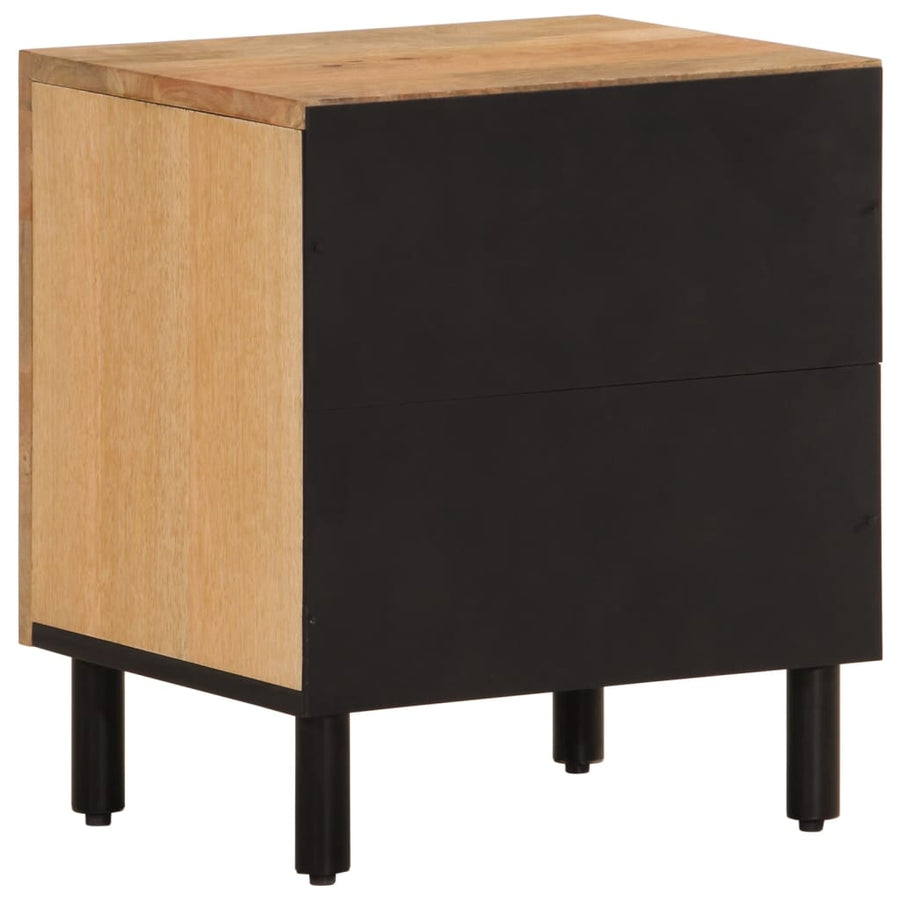 Nachtkastje 40X33X46 Cm Massief Mangohout