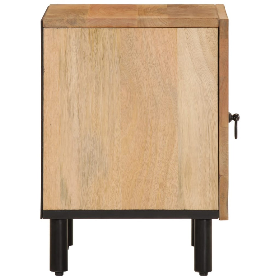 Nachtkastjes 2 St 40X33X46 Cm Massief Mangohout