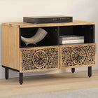 TV Cabinet 70x33x46 cm Solid Mango Wood