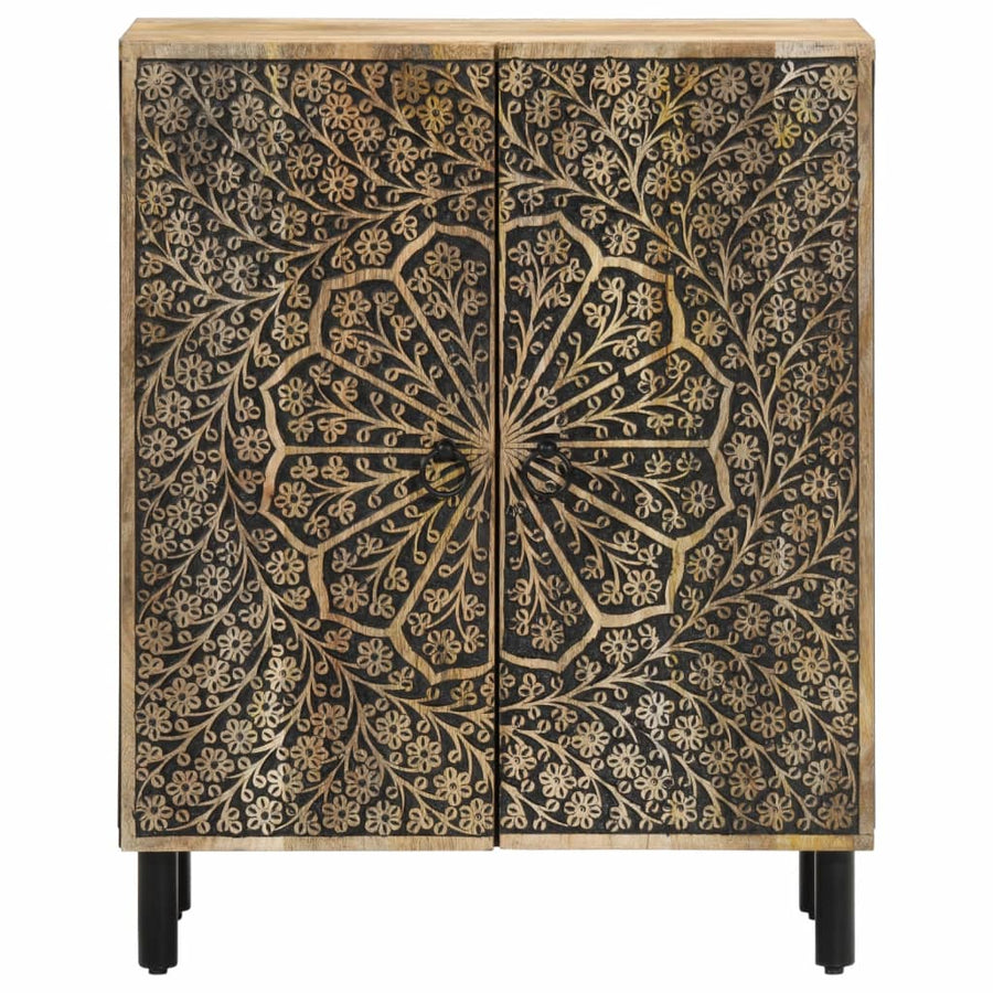 Bijzetkast 60X33X75 Cm Massief Mangohout