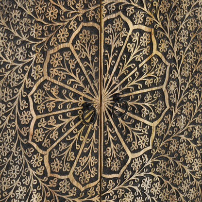 Bijzetkast 60X33X75 Cm Massief Mangohout