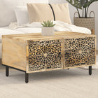 Coffee Table 80X50X40 Cm Solid Mango Wood