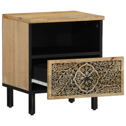 Nachtkastjes 2 St 40X33X46 Cm Massief Mangohout