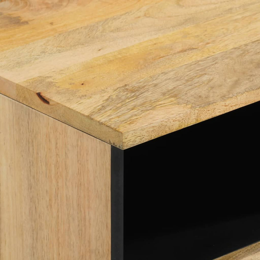 Nachtkastjes 2 St 40X33X46 Cm Massief Mangohout