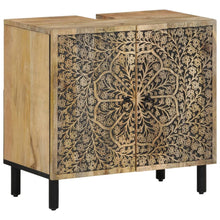 Wastafelkast 62X33X58 Cm Massief Mangohout