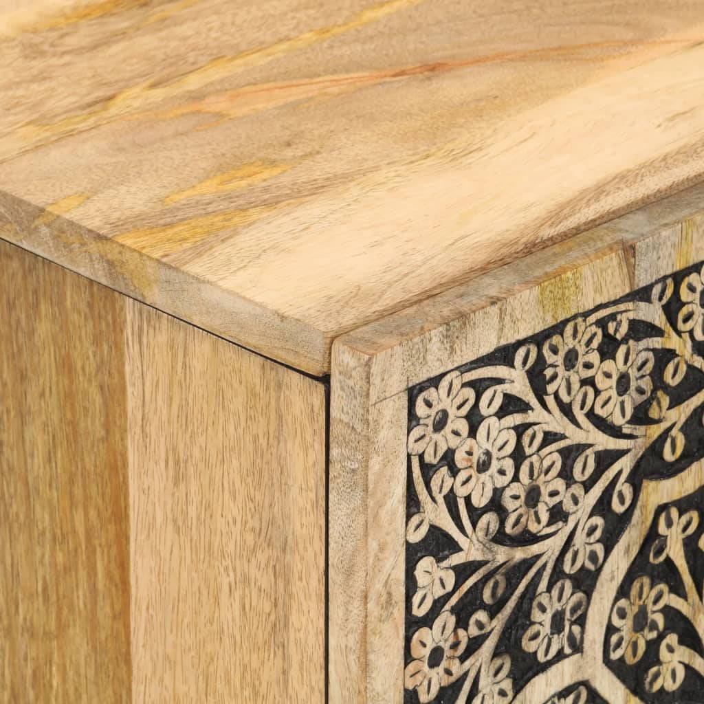 Badkamerkast 38X33X58 Cm Massief Mangohout