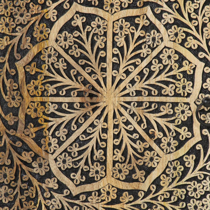 Bijzetkast 40X33X75 Cm Massief Mangohout