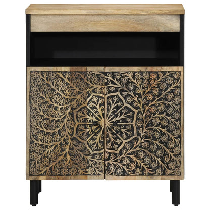 Bijzetkast 60X33X75 Cm Massief Mangohout