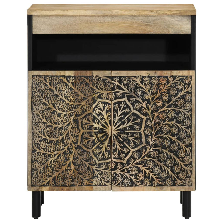 Bijzetkast 60X33X75 Cm Massief Mangohout