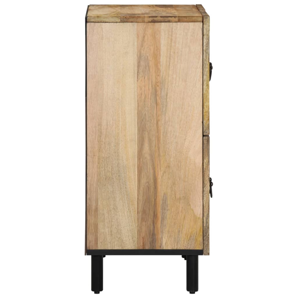 Bijzetkast 60X33X75 Cm Massief Mangohout