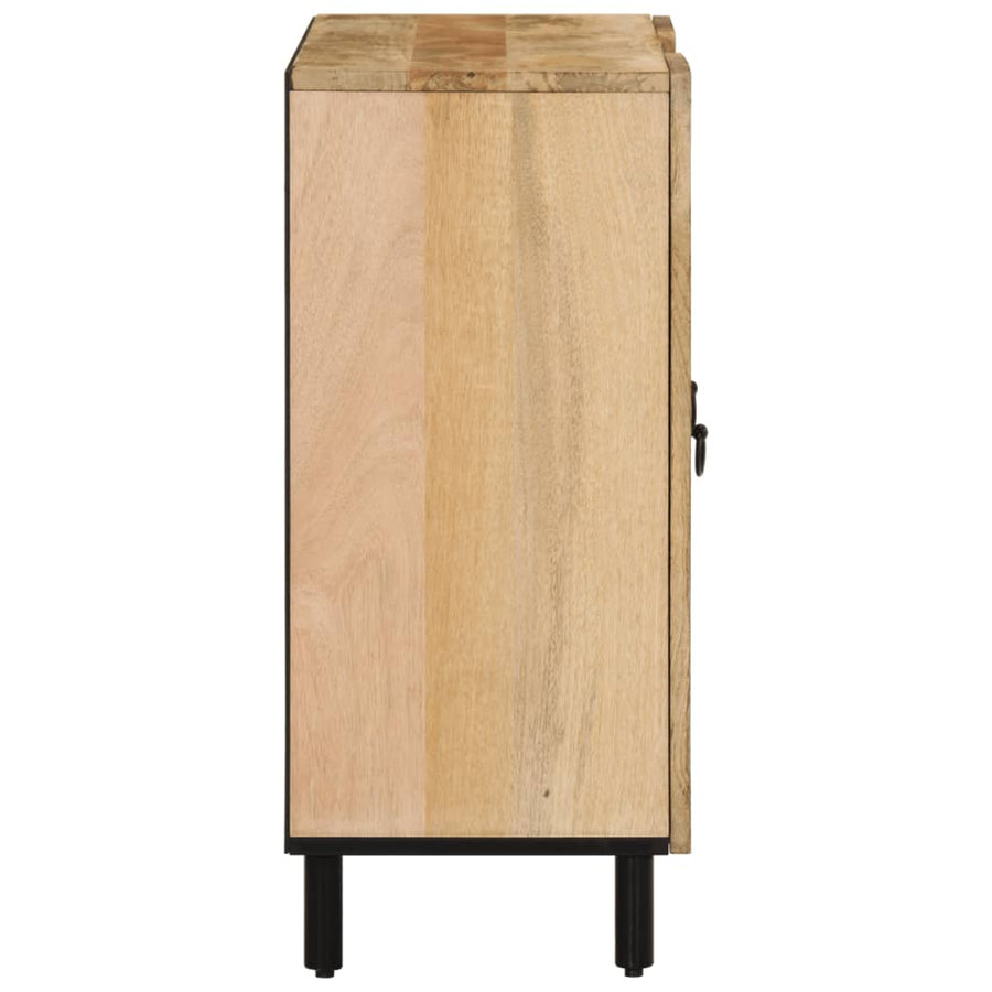 Bijzetkast 90X33X75 Cm Massief Mangohout