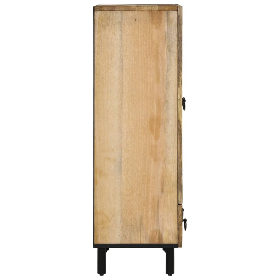 Hoge Kast 60X33X100 Cm Massief Mangohout