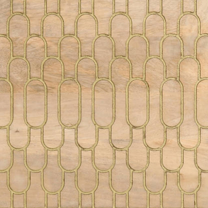 Nachtkastjes 2 st 40x33x46 cm massief mangohout