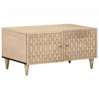 Coffee table 80x50x40 cm solid mango wood