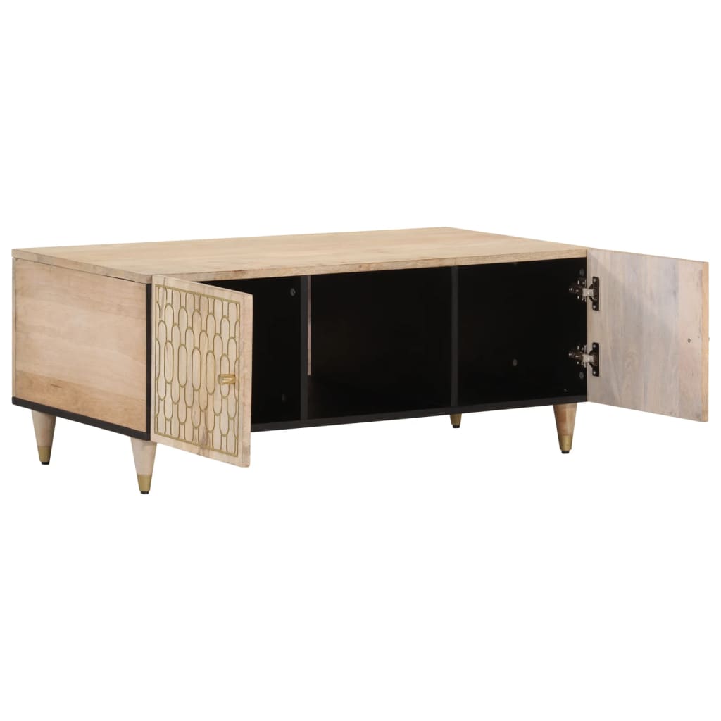 Salontafel 100x54x40 cm massief mangohout