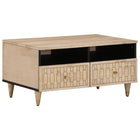 Coffee table 80x54x40 cm solid mango wood