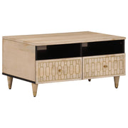 Salontafel 80x54x40 cm massief mangohout
