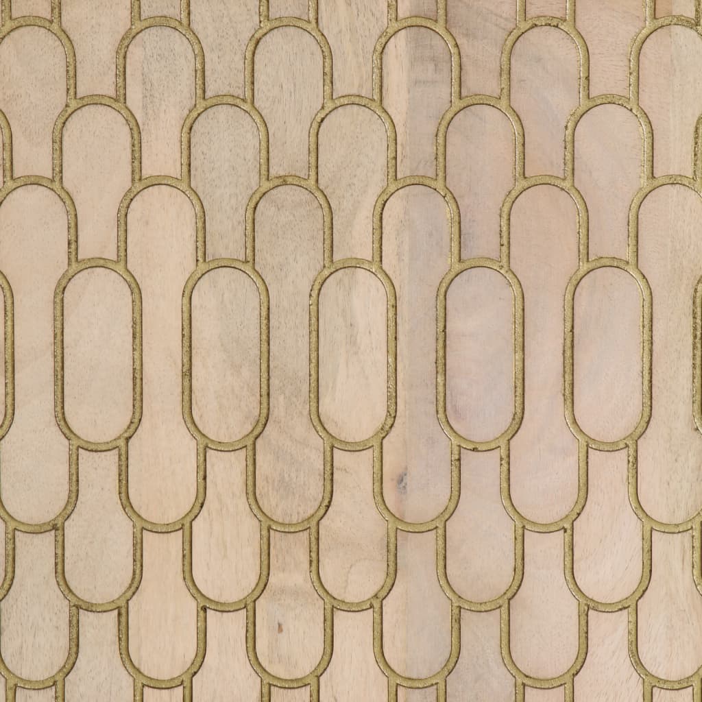 Wastafelkast 62x33x58 cm massief mangohout